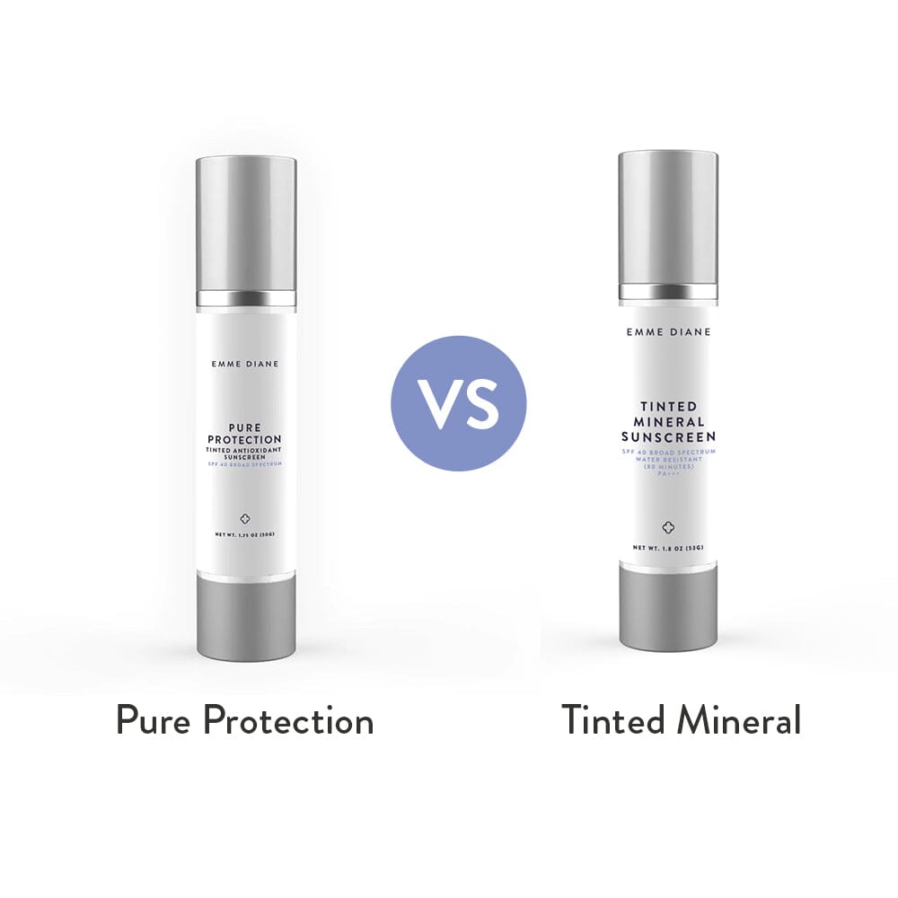 Battle of the Sunscreens: Pure Protection SPF 40 vs Tinted Mineral SPF 40