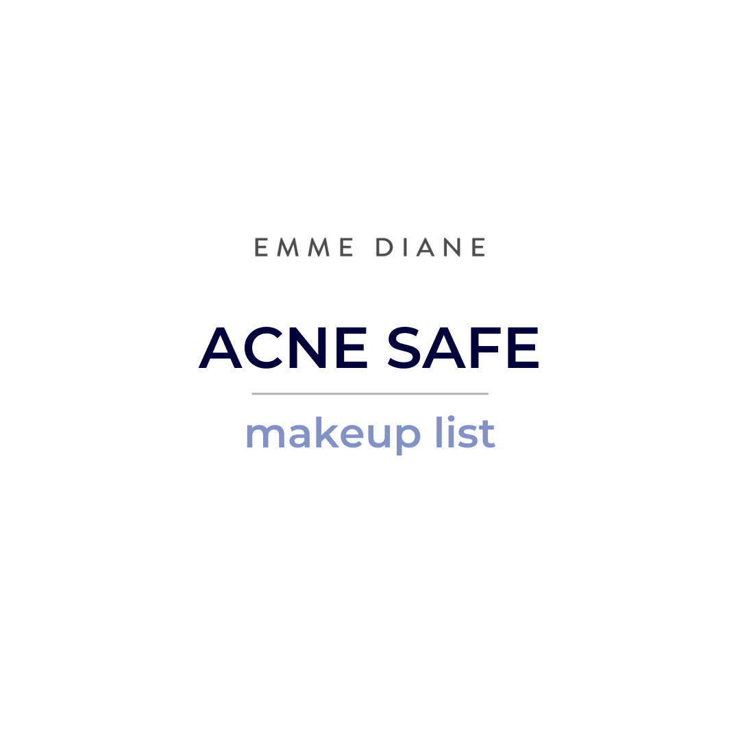 Acne-Safe Makeup List