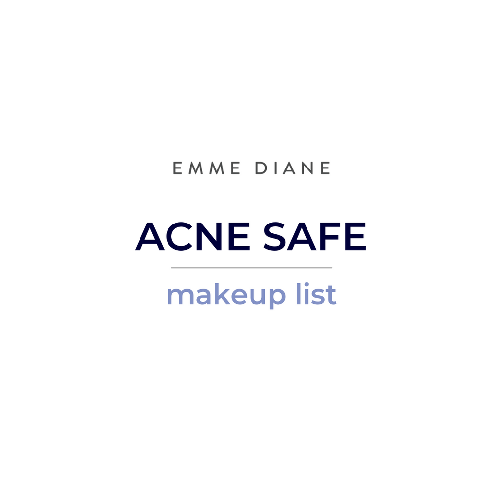 2022 Acne Safe Makeup List
