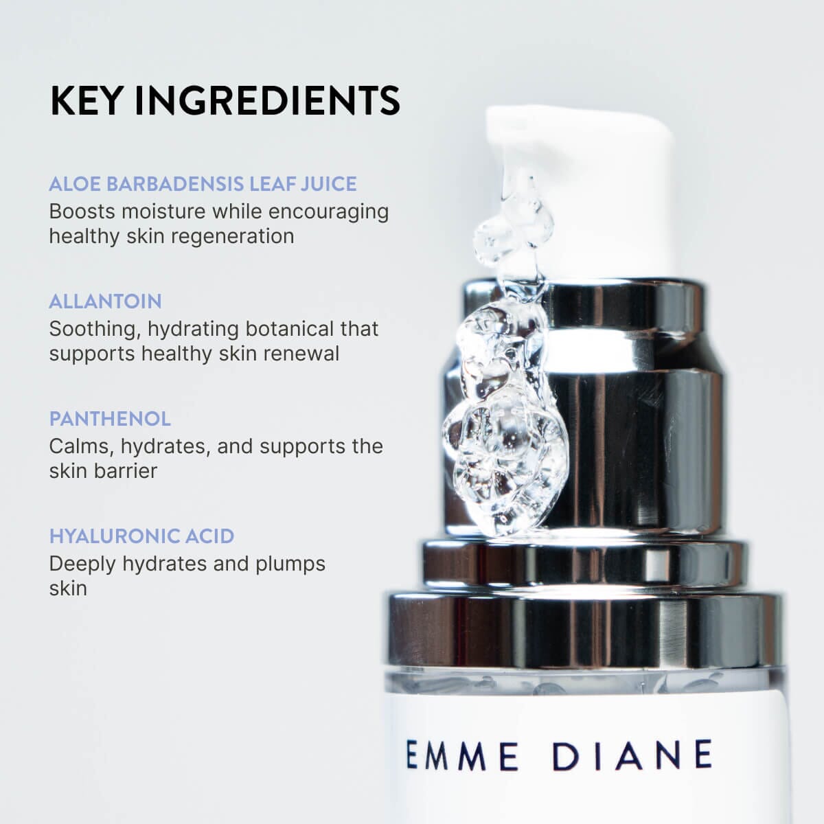 Skin Quencher Gel Hydrator Moisturizer Emme Diane 